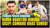 Teja Paku Alam dan Julio Cesar Disambut Meriah oleh Bobotoh hingga Mencoba Kudapan Khas Sunda!